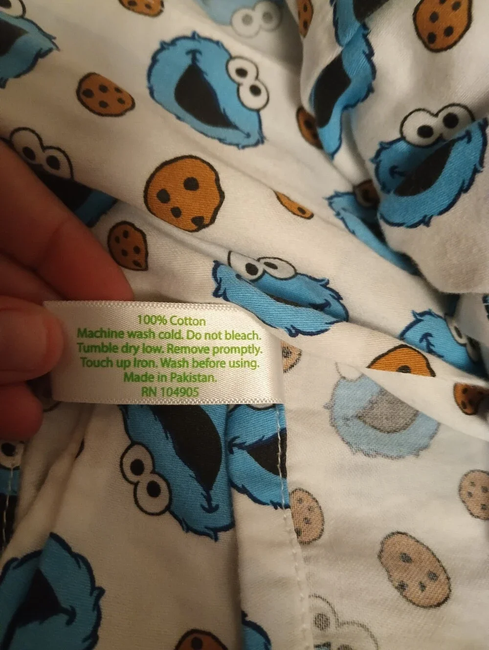 Sesame Street Cookie Monster Full Sized Sheets